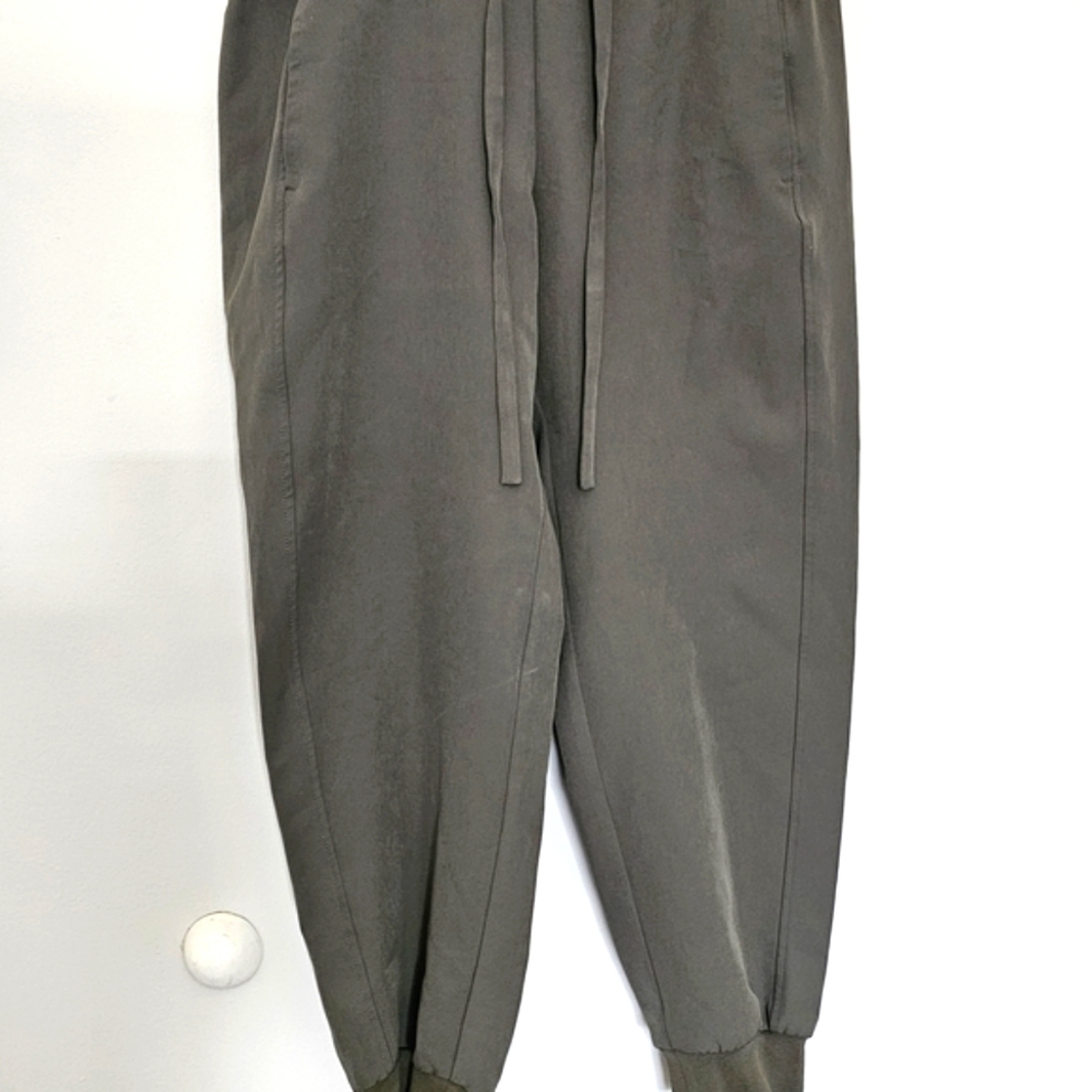 Prologue Women's Olive Green Joggers w/Elastic and Tie Waist Sz S